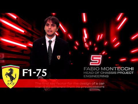 F1-75 launch: Fabio Montecchi in 75”