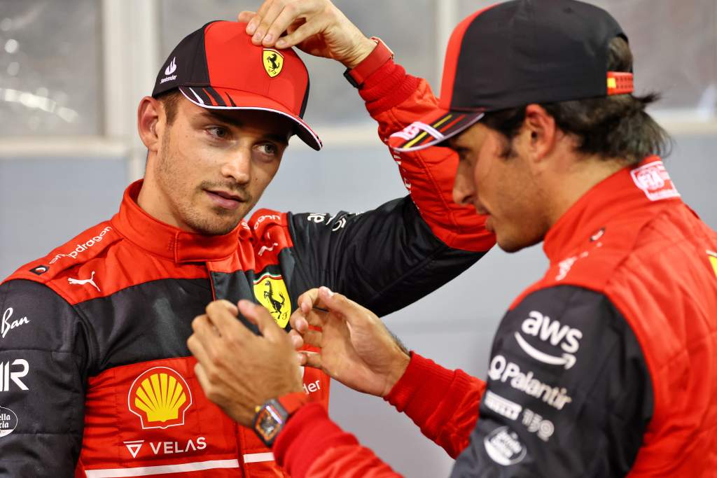 Charles Leclerc Carlos Sainz Ferrari F1