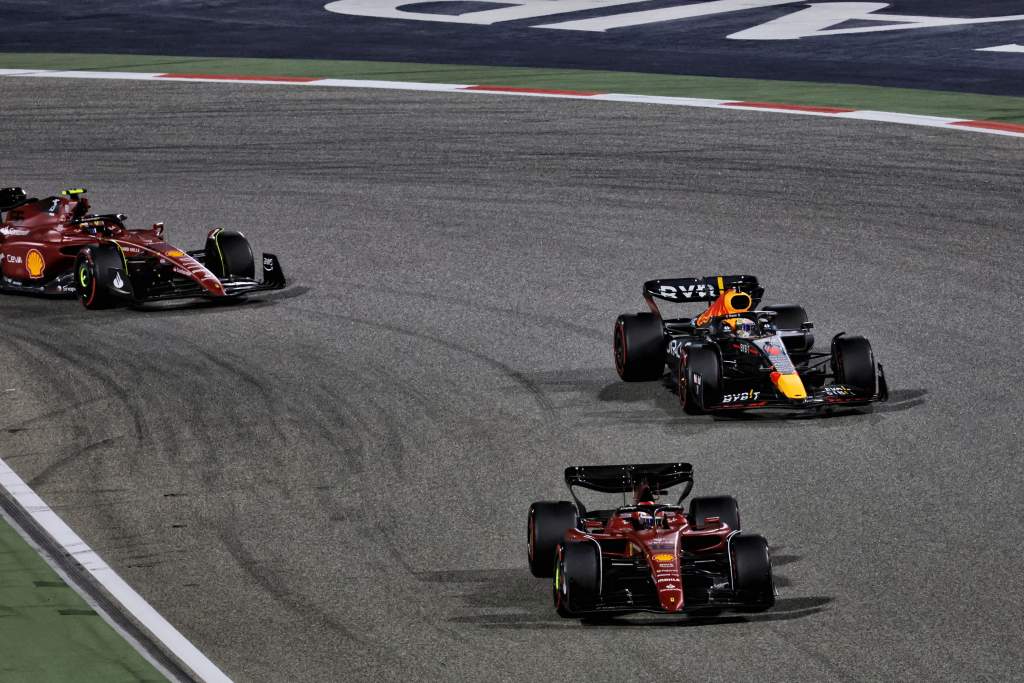 Charles Leclerc Max Verstappen Carlos Sainz Ferrari F1