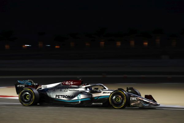 Mercedes AMG Petronas F1 Bahrain GP race, solid P3 and P4