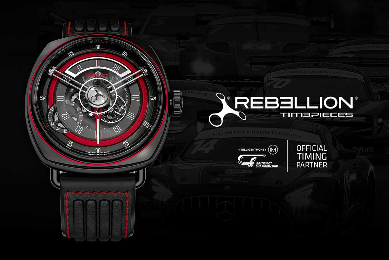 Intelligent Money British GT Championship partners with REBELLION Timepieces