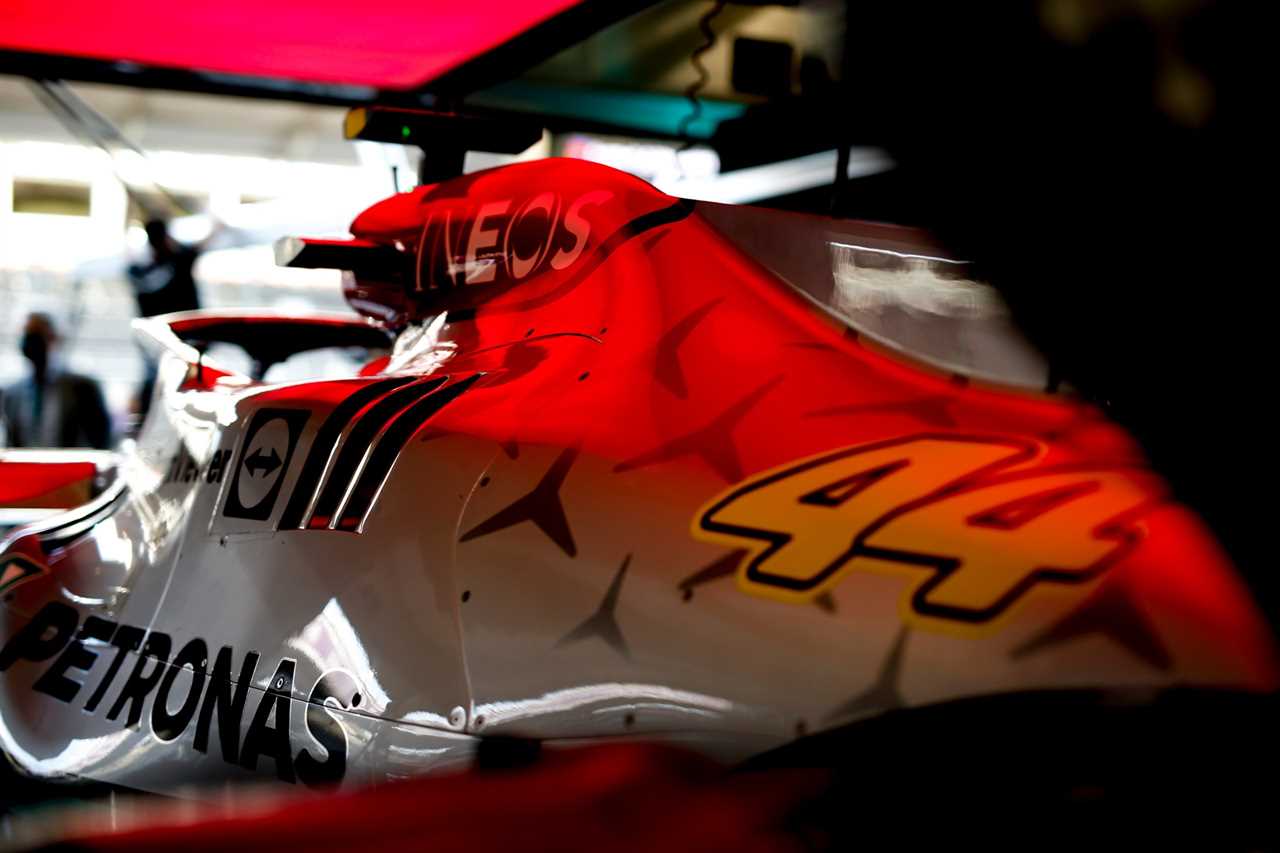 Mercedes Lewis Hamilton Bahrain