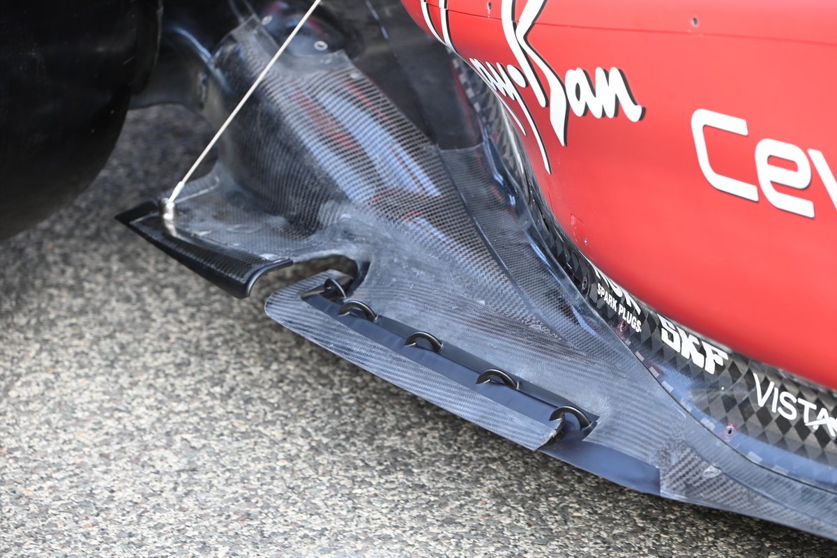 Ferrari SF21 bargeboard detail