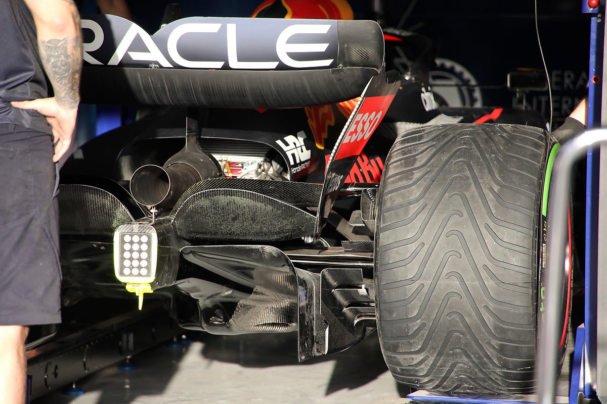 Red Bull Racing RB18 diffuser detail