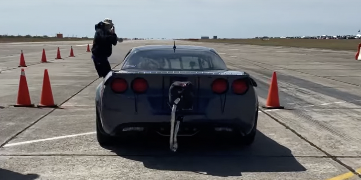 Watch This Twin-Turbo Corvette Z06 Hit An Incredible 242 MPH