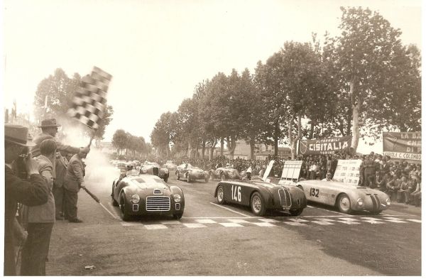 At Ferrari 75 years ago at Piacenza Circuit