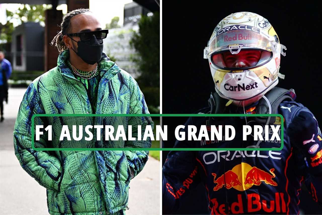 F1 Australian Grand Prix: Date, UK start time, live stream, TV channel, practice