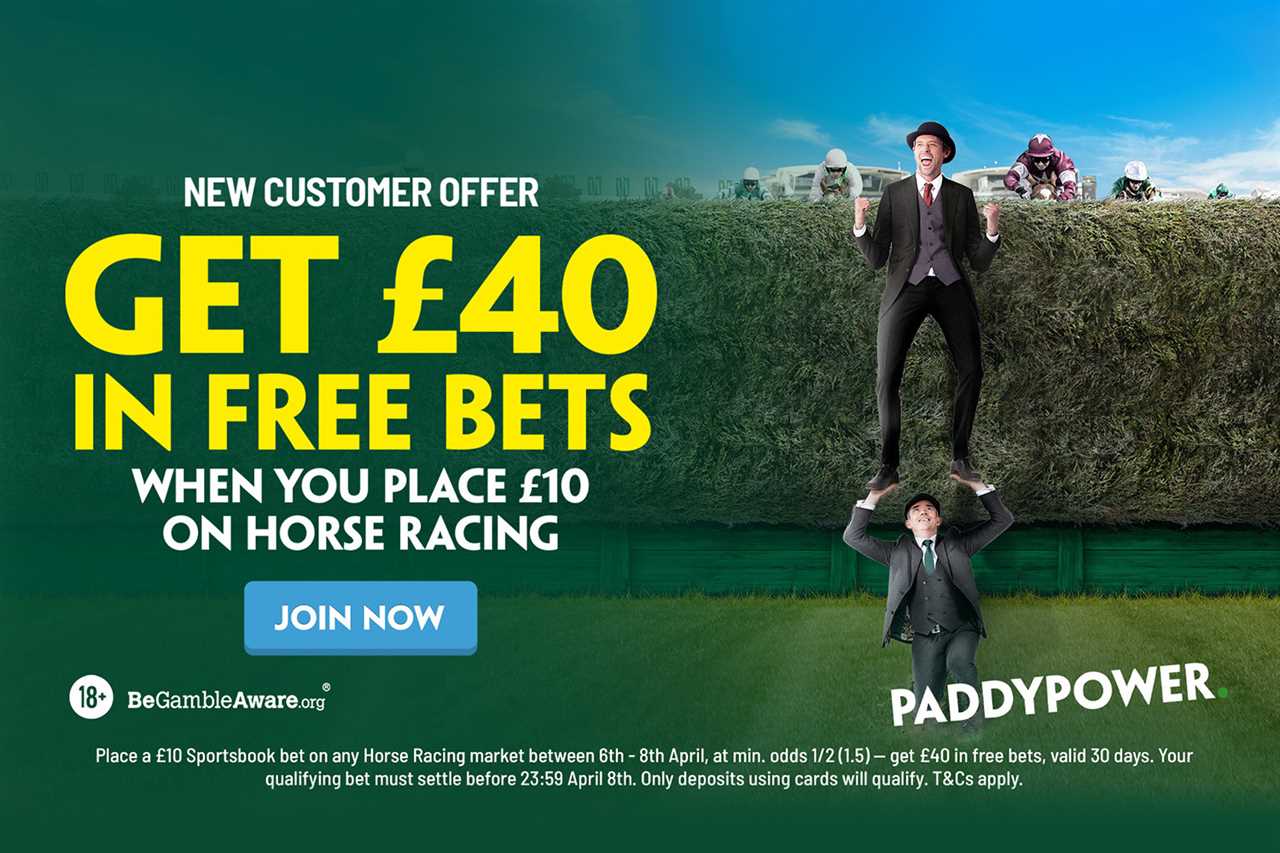 Grand National 2022: Get £40 Paddy Power bonus when you bet £10 on horse racing