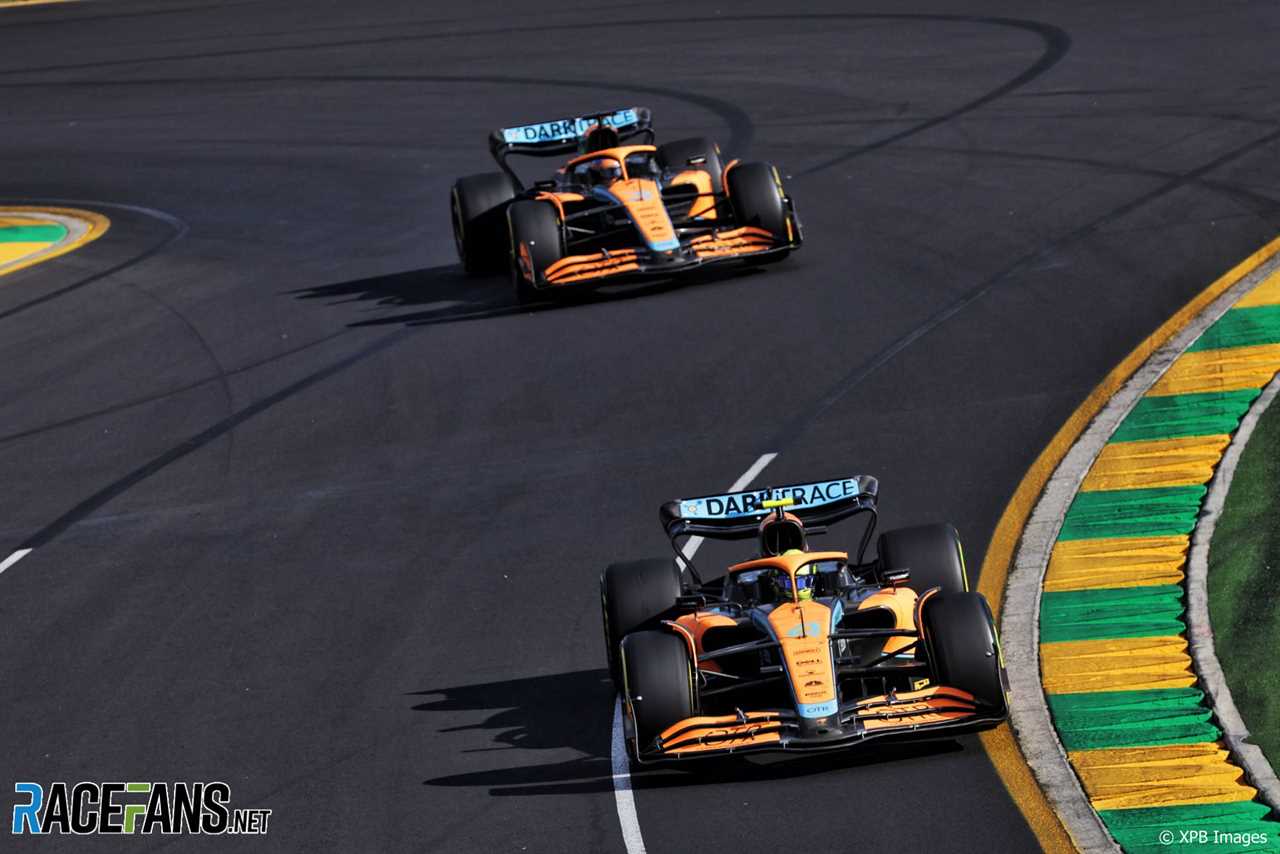 Lando Norris, McLaren, Albert Park, 2022