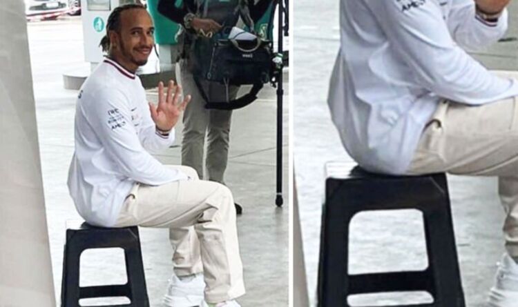 Lewis Hamilton chair sells for over £500 as 'very rare' stall preserves 'butt prints' |  F1 |  Sports