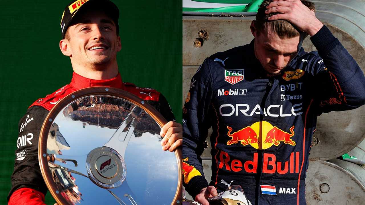 Martin Brundle: Charles Leclerc and Ferrari deliver Australian GP statement as Max Verstappen's title defense stutters