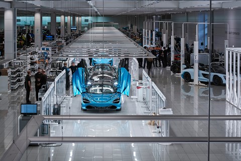 McLaren's Woking HQ builds the 720S