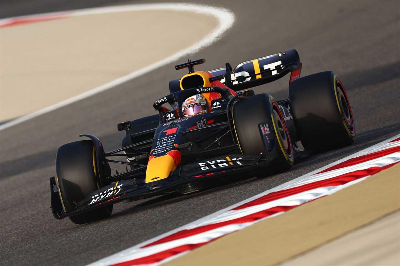 Red Bull's Max Verstappen at Formula 1 Testing in Bahrain - Day 3