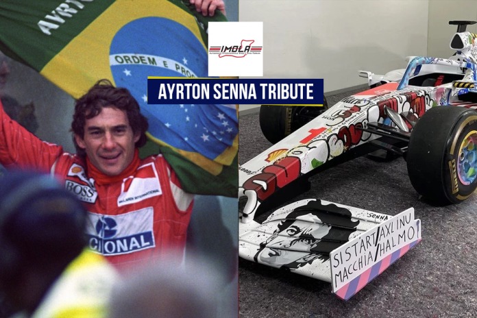 F1 legend Ayrton Senna SPECIAL TRIBUTE car