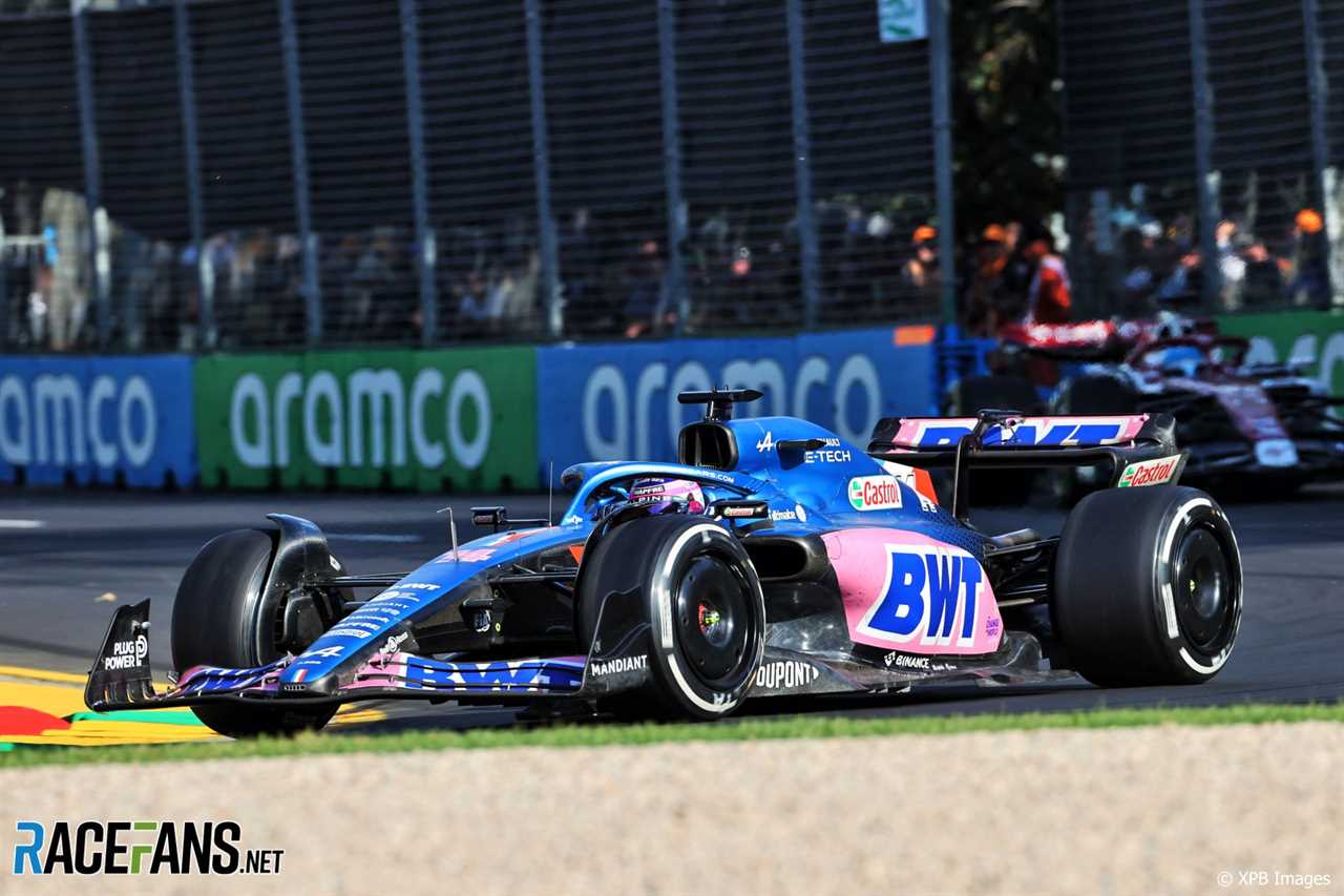 Fernando Alonso, Alpine, Albert Park, 2022