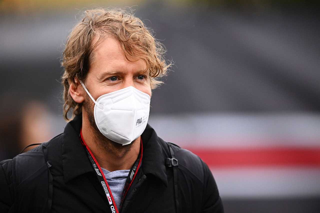 Sebastian Vettel in the Paddock ahead of the F1 Grand Prix of Emilia Romagna (Photo by Clive Mason/Getty Images)