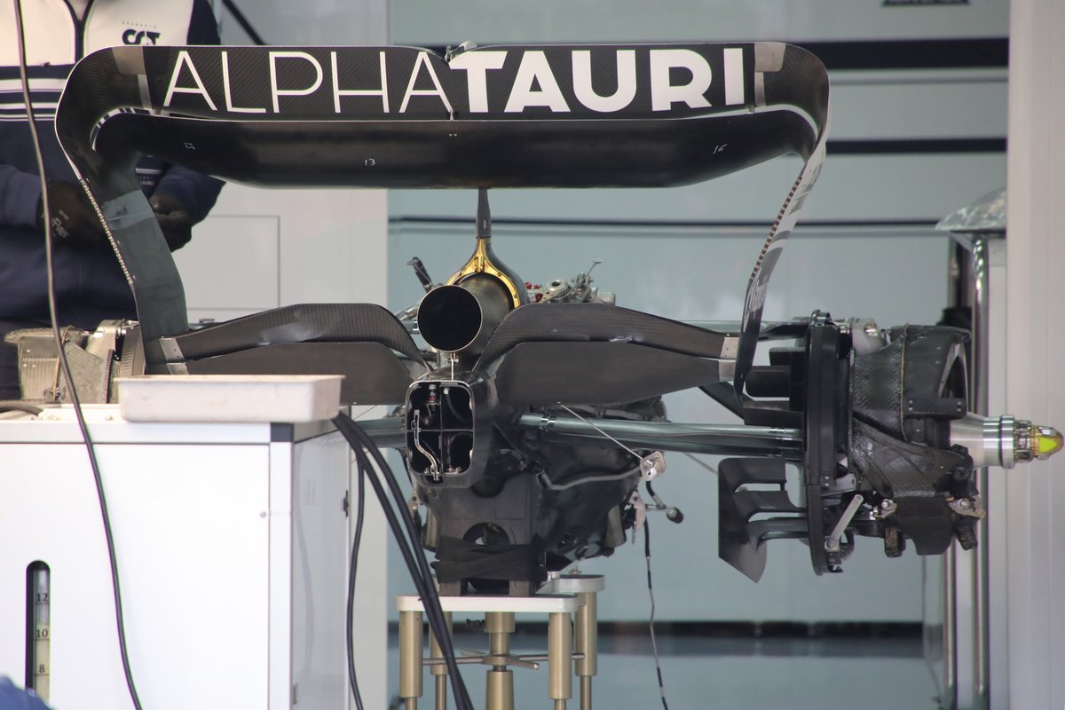 AlphaTauri AT03 rear wing detail