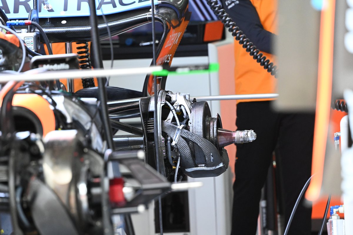 McLaren MCL36 brake drum detail