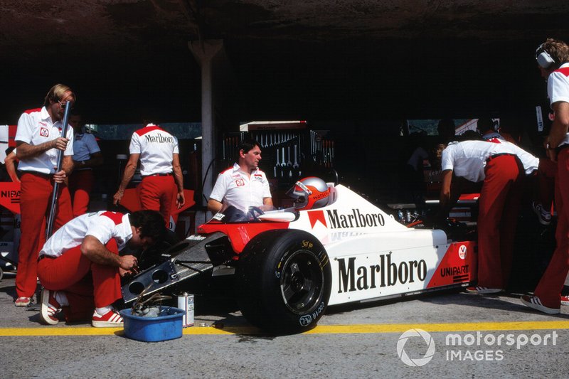 McLaren introduced the first carbonfibre monocoque chassis to F1 in 1981, which protected Watson after his huge Monza crash