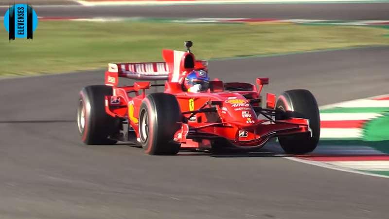 [Video] Montoya flat-out in Ferrari F2008 F1 car