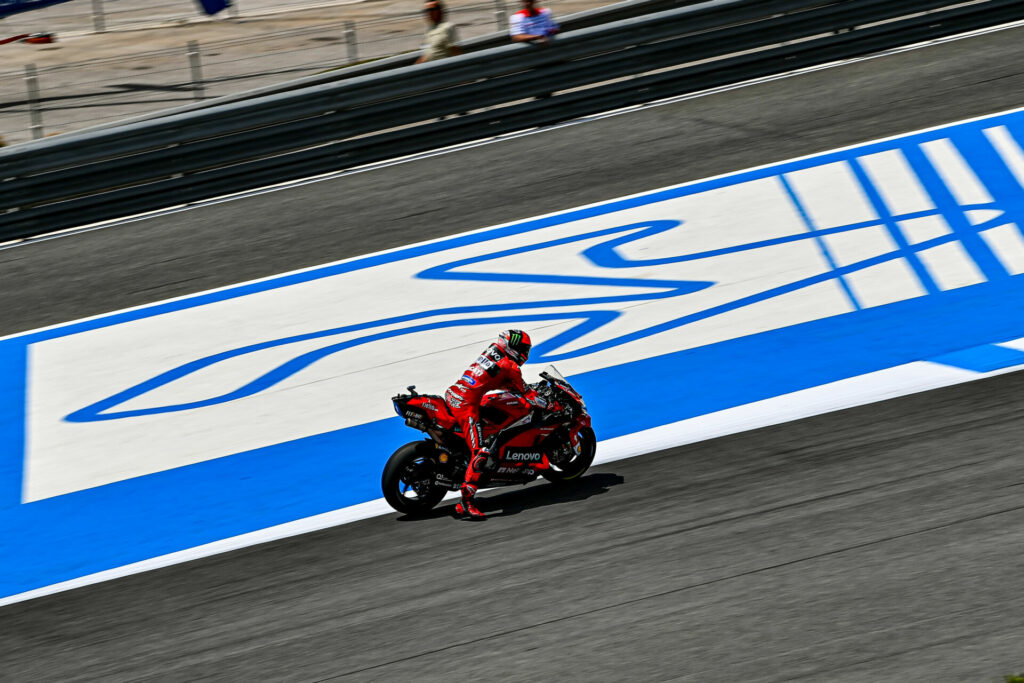 Francesco Bagnaia (63).  Photo courtesy Dorna.