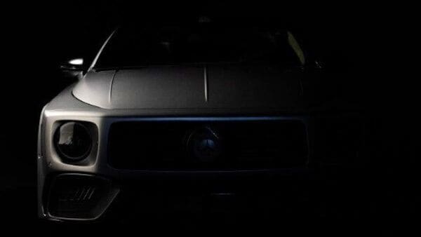 The teaser video shows a G-Class inspired front with round LED headlights along with a boxy nose and AMG-style bumper intakes. (MercedesAMG/Instgram)