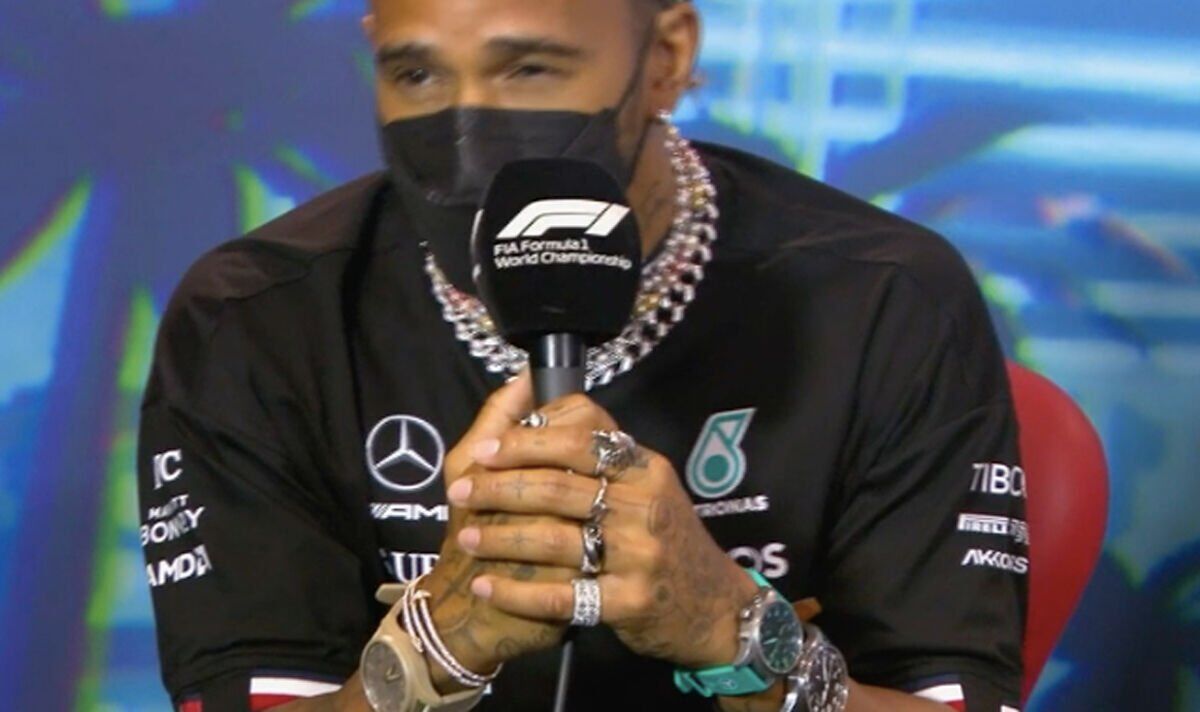 Lewis Hamilton wears three watches and lots of bling as he speaks out on F1 jewelery spat |  F1 |  Sports