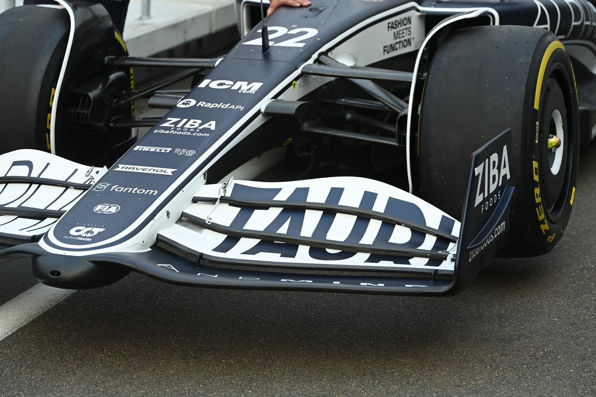 AlphaTauri AT01 front wing detail