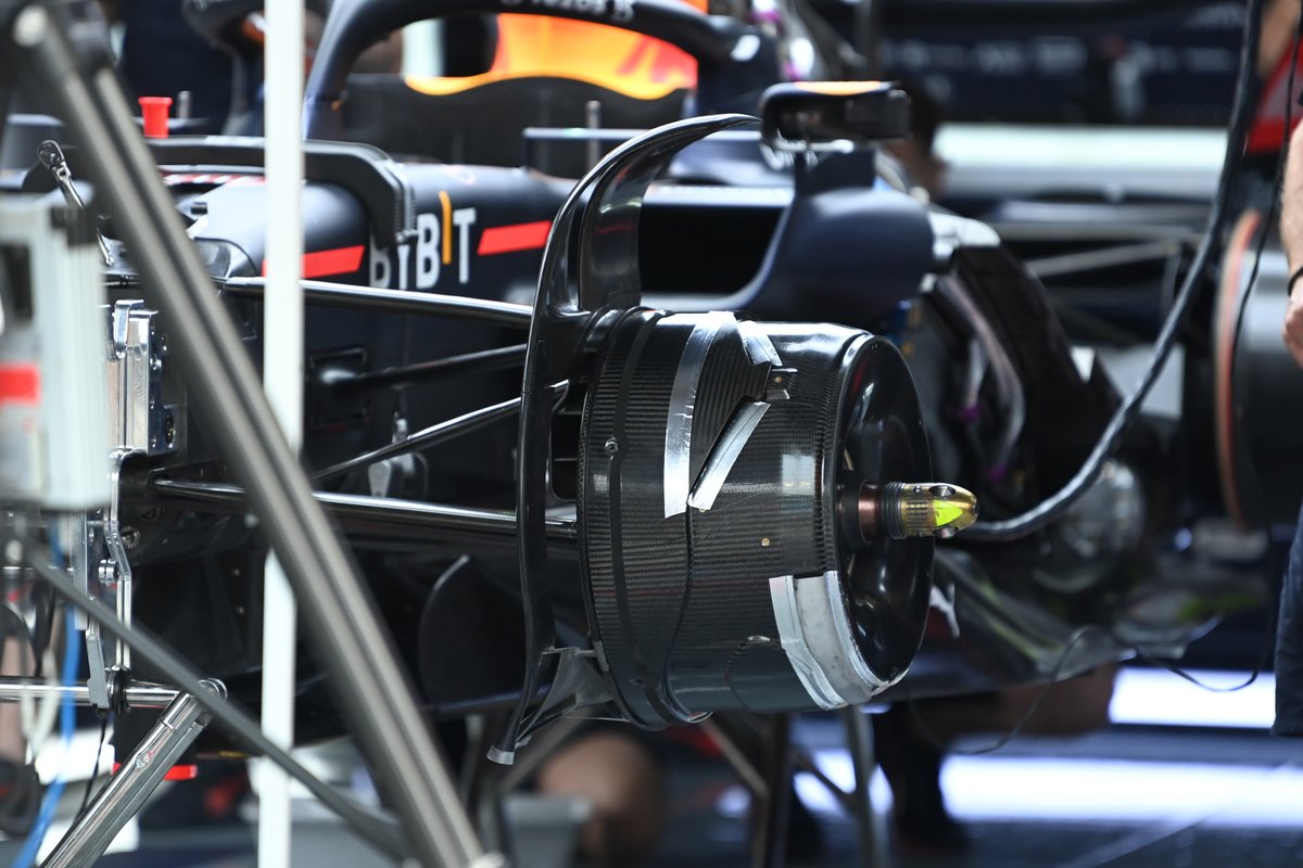 Red Bull Racing RB18 brake detail