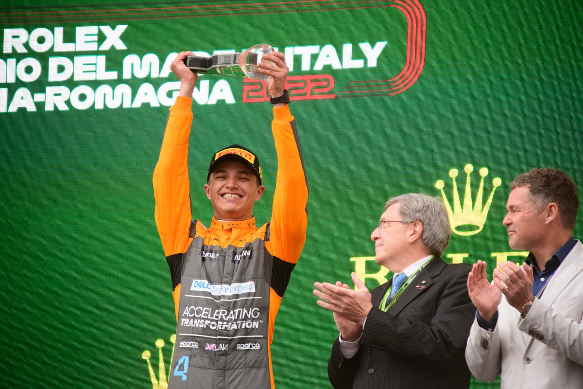 Lando Norris scored a podium in the fourth race at Imola