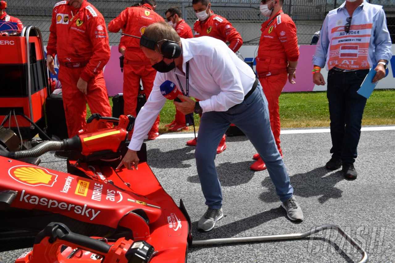 Martin Brundle's hilarious F1 grid walk - mistaken identity & blanked by Becks |  F1