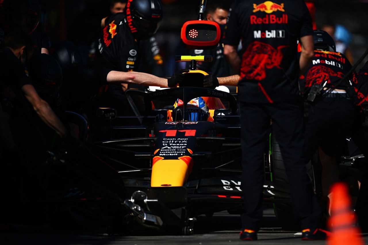 Red Bull's Sergio Perez during the F1 Grand Prix of Australia - Practice