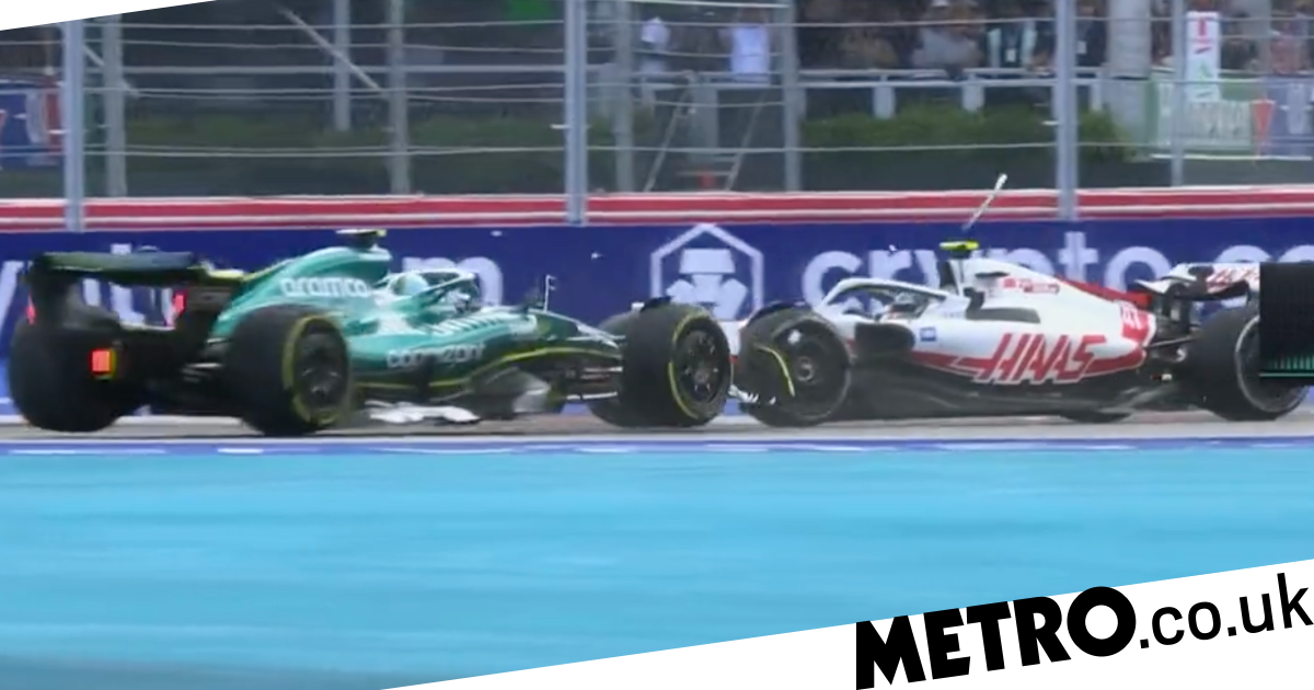 Sebastian Vettel furious after crash with Mick Schumacher at Miami GP