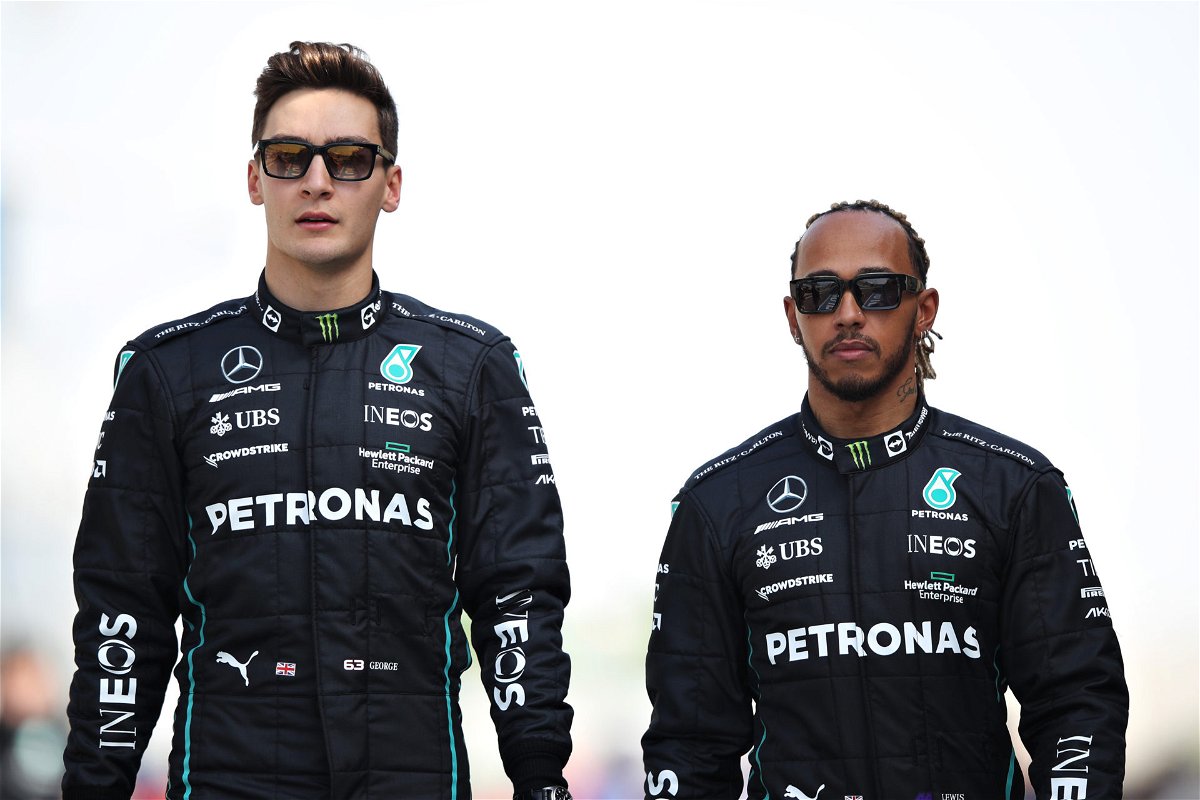 F1 Fans Eagerly Await Inked George Russell as Lewis Hamilton's Beloved Mercedes F1 Dyad Welcomes New Member