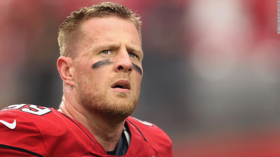 NFL superstar JJ Watt and Haas F1 team principal Guenther Steiner, the unlikeliest of bromances