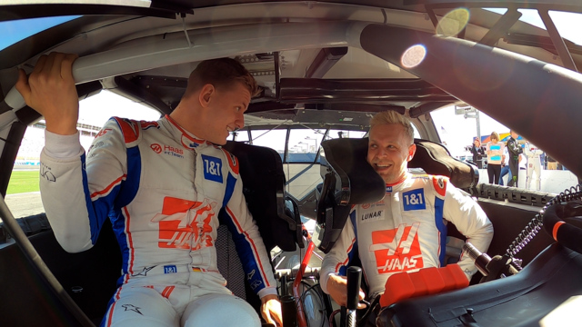 WATCH: Get ready for HAASCAR as Magnussen and Schumacher get their oval racing game on