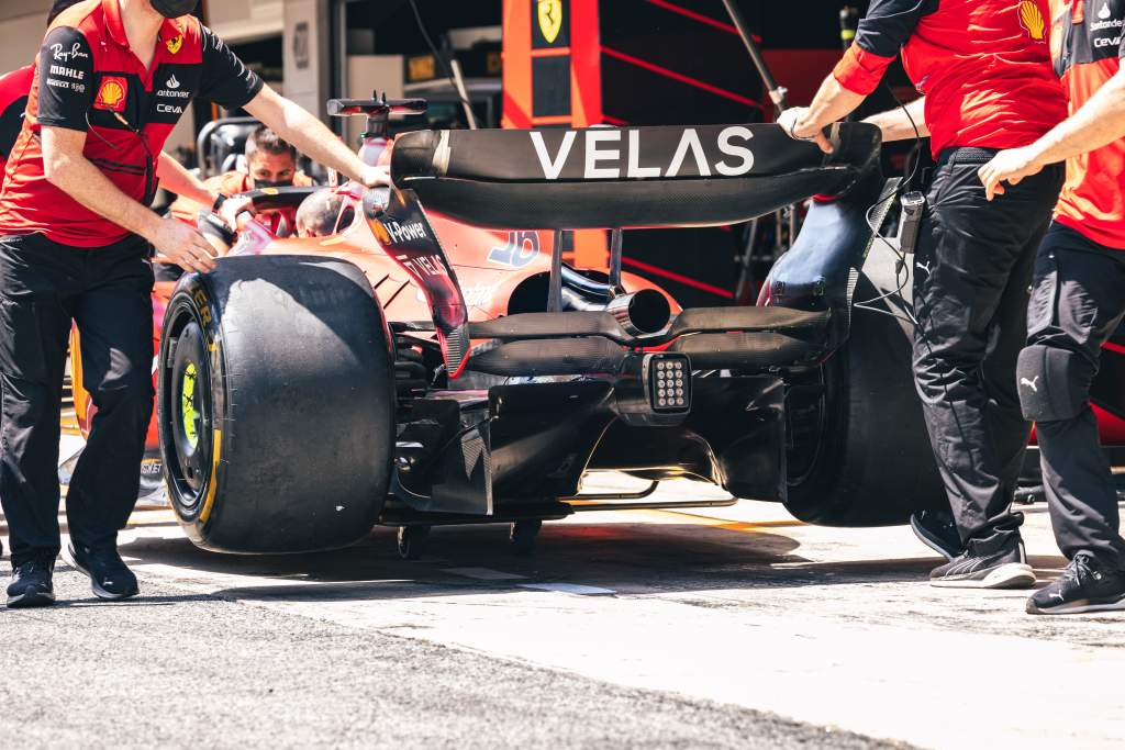 Ferrari F1 rear detail