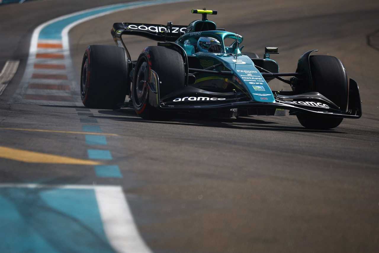 Sebastian Vettel in action during the F1 Grand Prix of Miami - Qualifying (Photo by Jared C. Tilton/Getty Images)