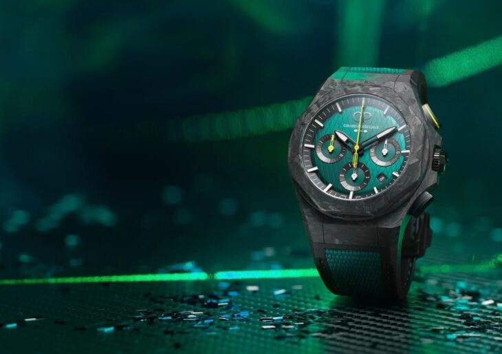 Girard-Perregaux x Aston Martin Introduce Laureato Absolute Chronograph AMF1 Edition