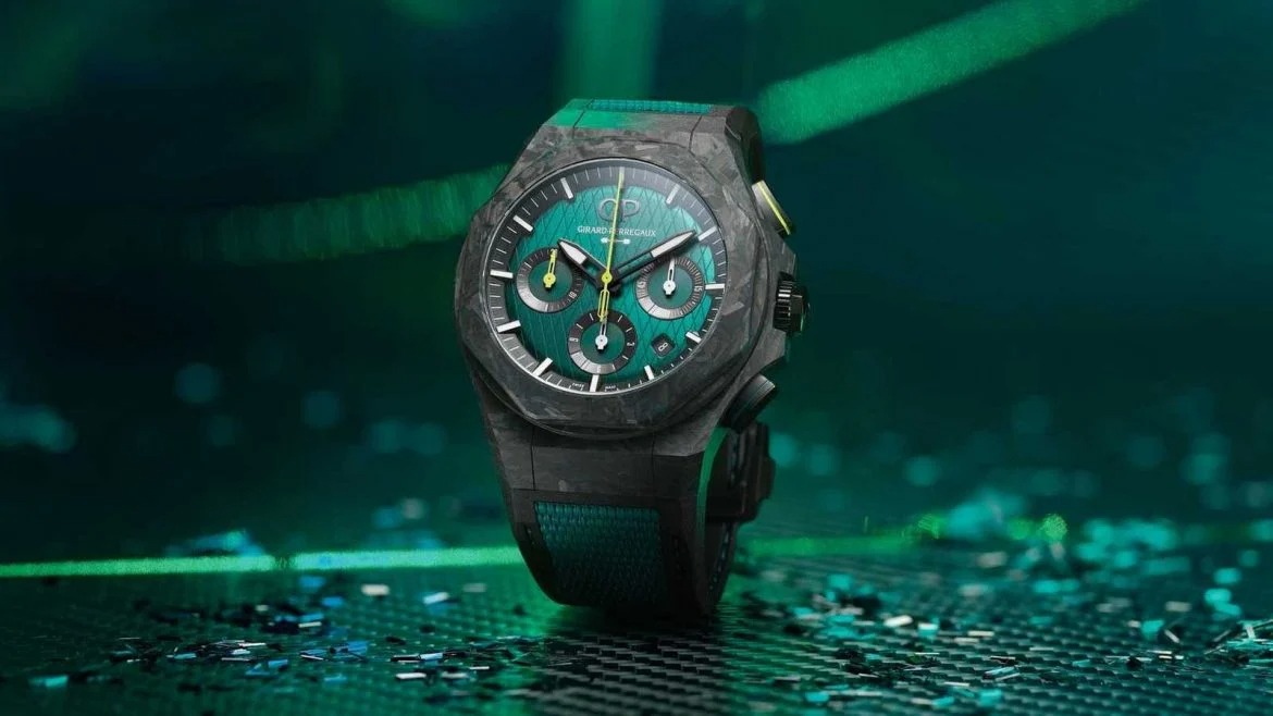 Girard-Perregaux x Aston Martin Introduce Laureato Absolute Chronograph AMF1 Edition