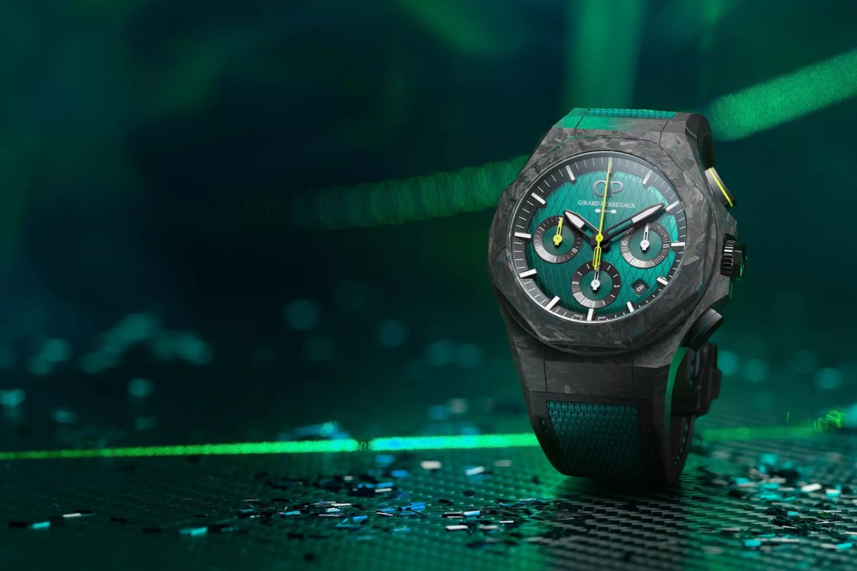 Girard-Perregaux x Aston Martin Introduce Laureato Absolute Chronograph AMF1 Edition