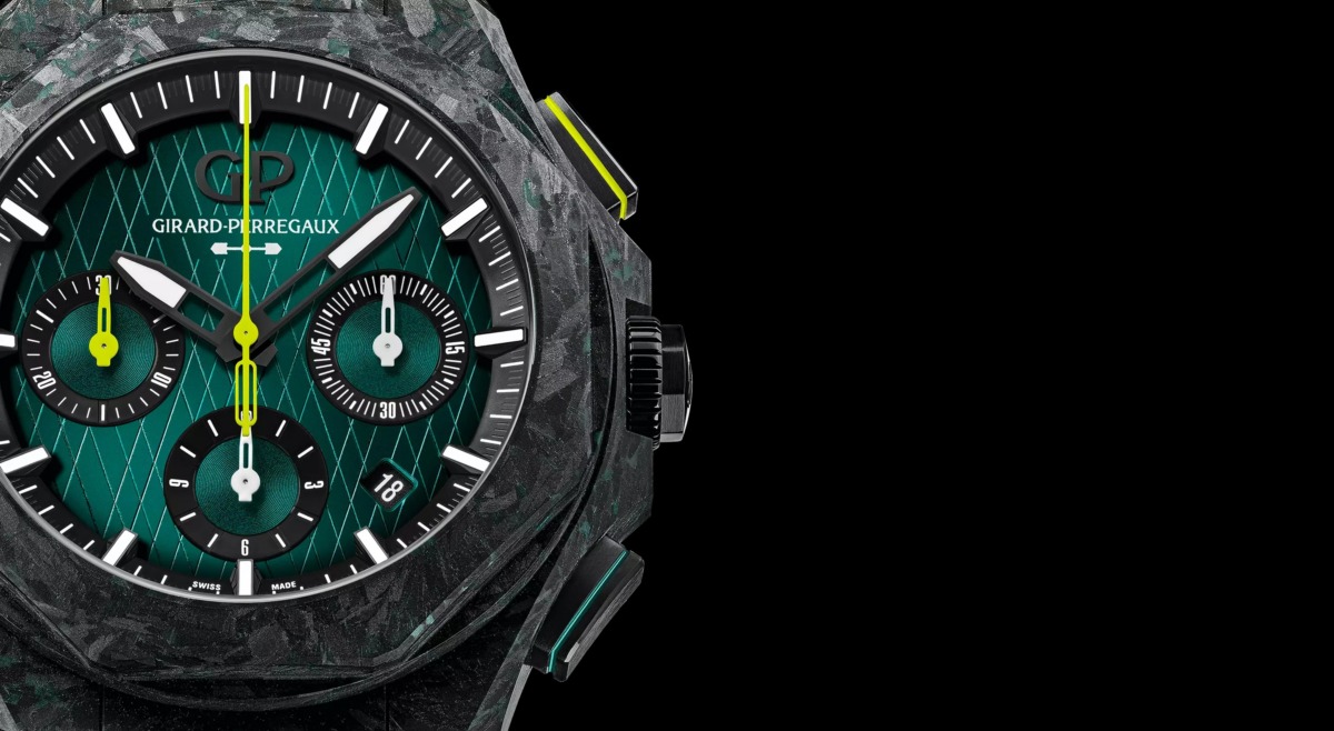 Girard-Perregaux x Aston Martin Introduce Laureato Absolute Chronograph AMF1 Edition