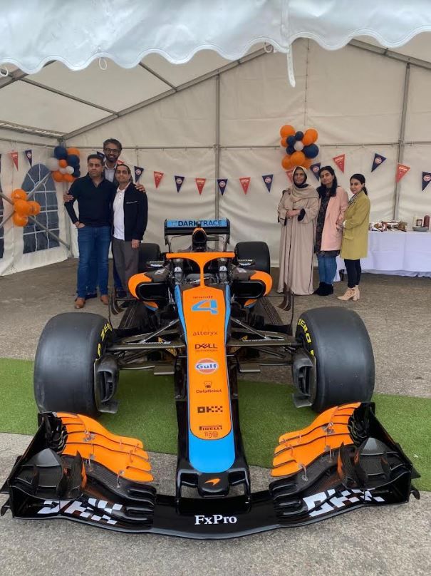 Formula 1 car put on display at Rochdale garage