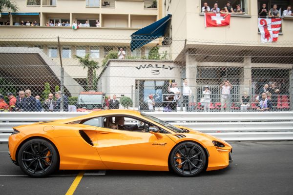 H.S.H. Prince Albert II of Monaco drives the all-new McLaren Artura for honorary lap of 2022 Monaco Grand Prix