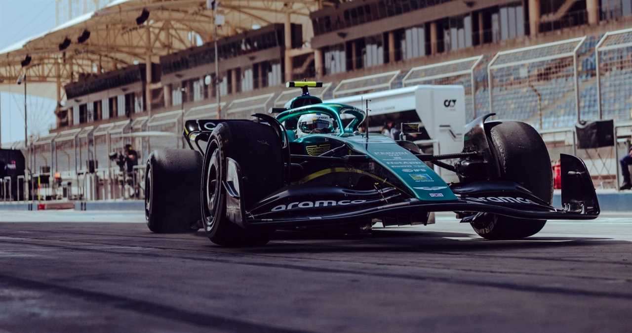 Vettel AMR22 Bahrain Testing 2022