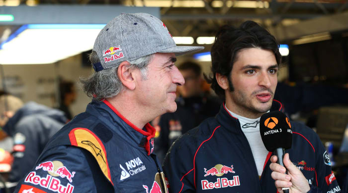 Carlos Sainz Sr and Carlos Sainz Jr 2015