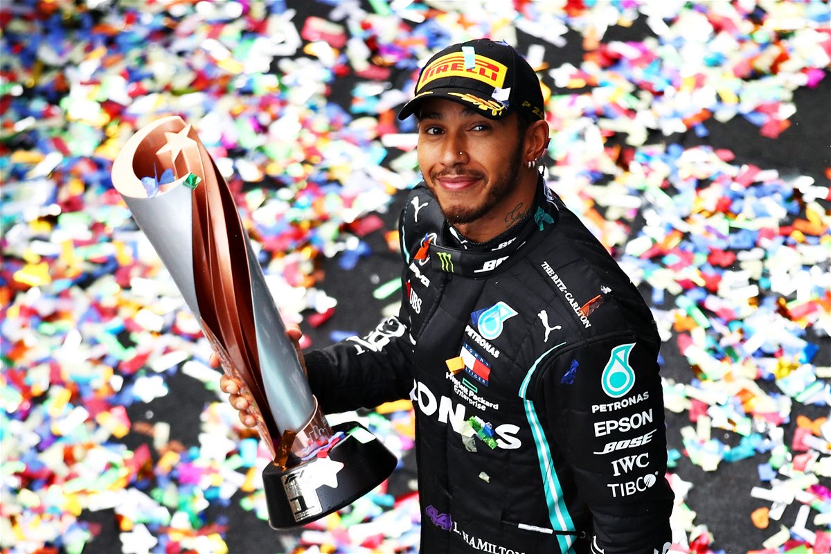 F1 World Celebrates the First of 103 Victories of GOAT Lewis Hamilton