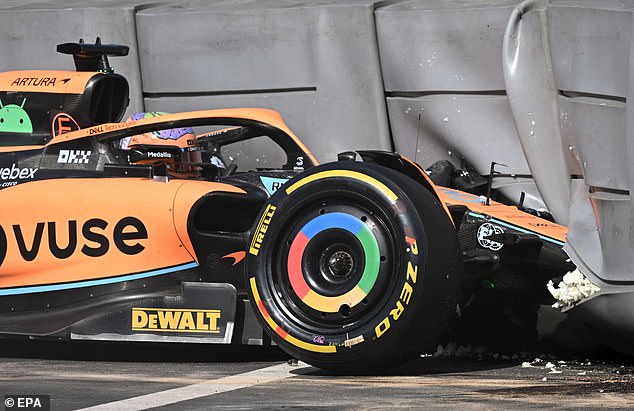 The 32-year-old crashed during the second practice session ahead of the Monaco GP