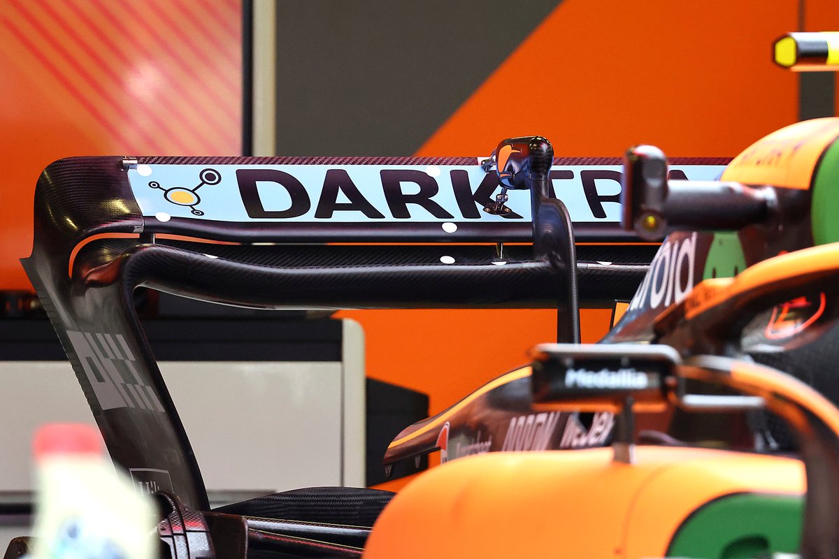 McLaren MCL36 rear wing 