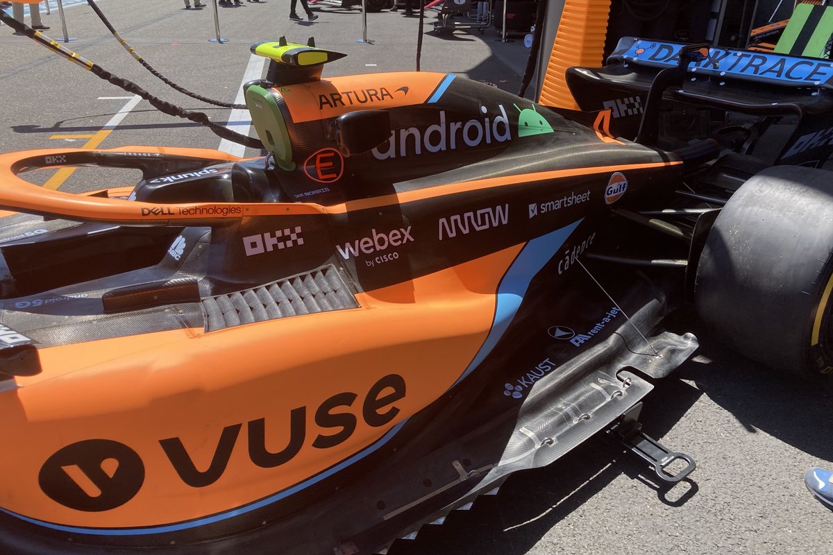 McLaren MCL36 rear end detail